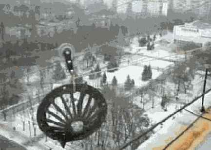 Переезд улицы на ролике